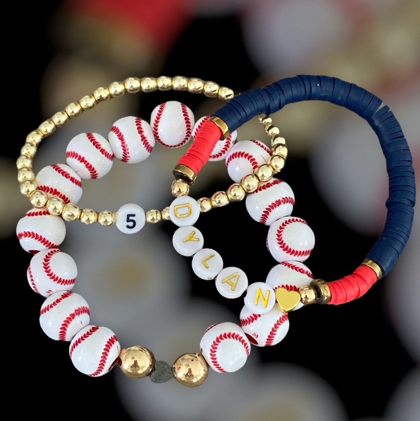 Baseball bracelet /softball bracelet/ Personalized bracelet /baseball