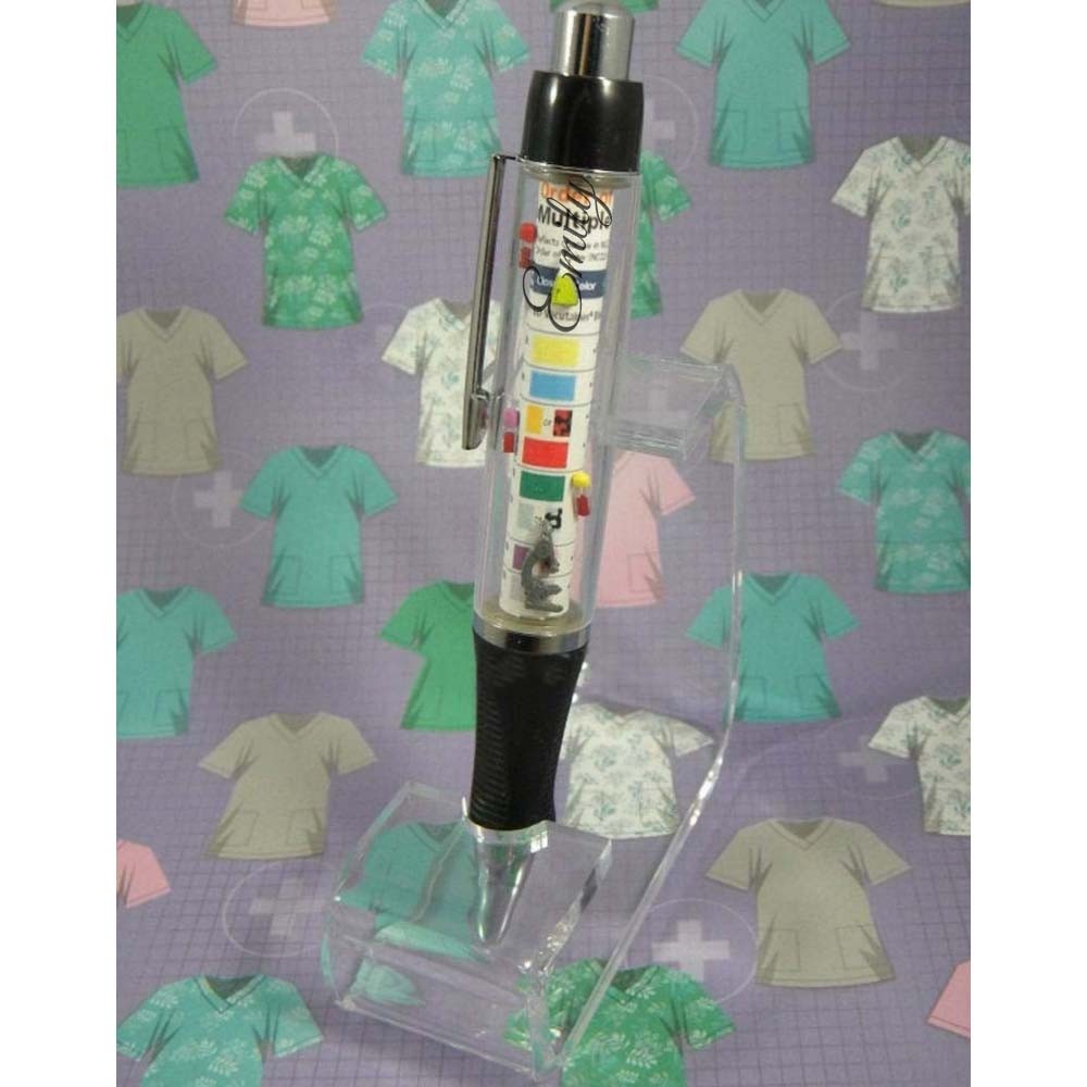 Laboratory Scientist Pen with microscope vials and beaker, Technician, Lab, Laboratory, gift, birthday, graduation